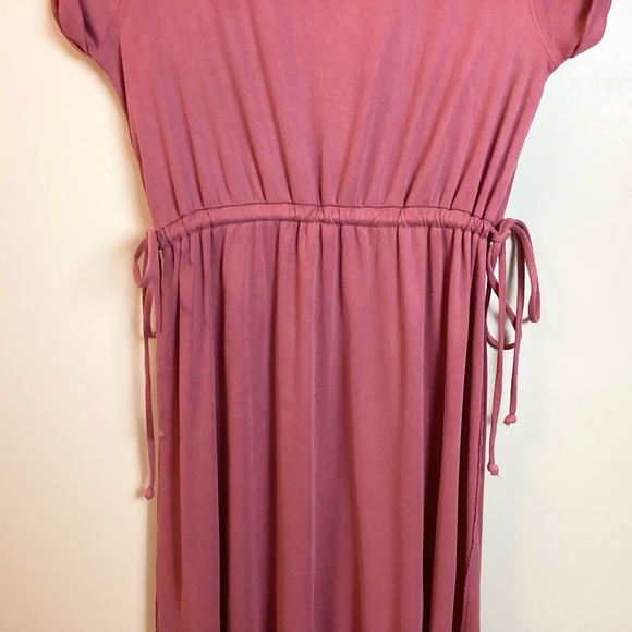 Anthropologie Short Sleeve Ribbed Drawstring Waist Dress by Saturday Sunday - XS - Picture 3 of 8